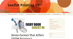 Desktop Screenshot of leafletprinting.us