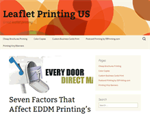 Tablet Screenshot of leafletprinting.us